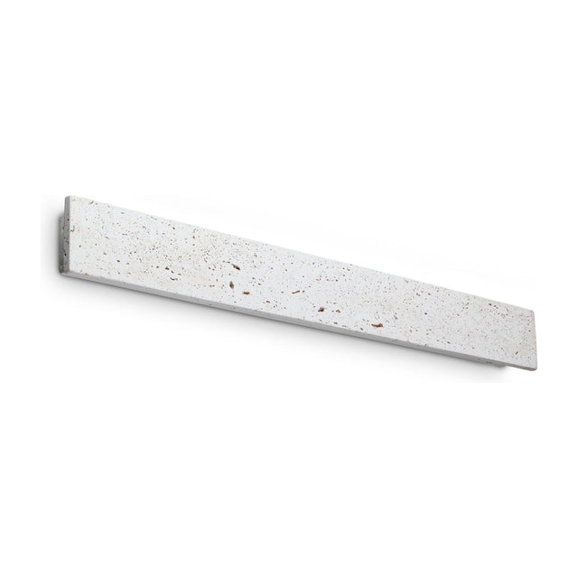 Zig Zag Square Wall Light 750mm - Travertine