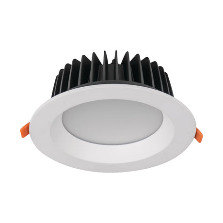 TIBERI PRO Ø190 30W Recessed Downlight Mains 90 deg Cool White - White