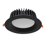 TIBERI PRO 40W Surface Downlight 90 deg Ø170 Mains Cool White - Black