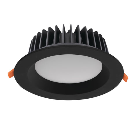TIBERI PRO 40W Surface Downlight 90 deg Ø170 Mains Cool White - Black