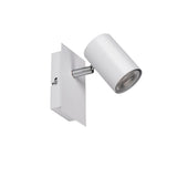 EVALO 120x80 GU10 Round Ceiling Spotlight - White