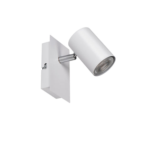 EVALO 120x80 GU10 Round Ceiling Spotlight - White
