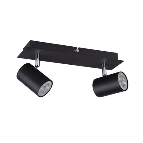 EVALO 290x80 2x GU10 Twin Spotlight - Black