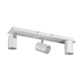 EVALO 450x80 3 x GU10 Round Ceiling Light - White
