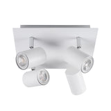EVALO 260x260 4x GU10 Round Ceiling Light - White