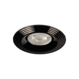 GU10 Recessed Downlight Round 68mm Cut-out 10W max - Black Chrome