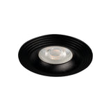 GU10 Recessed Downlight 68mm Cut-out 10W Round - Black IP20 Liglo