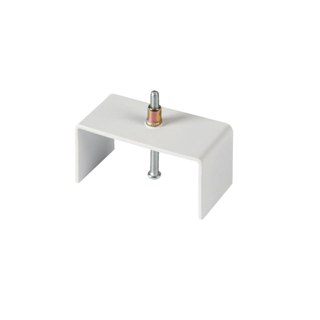 60mm N Rclip W Mounting Clip Bracket White Steel