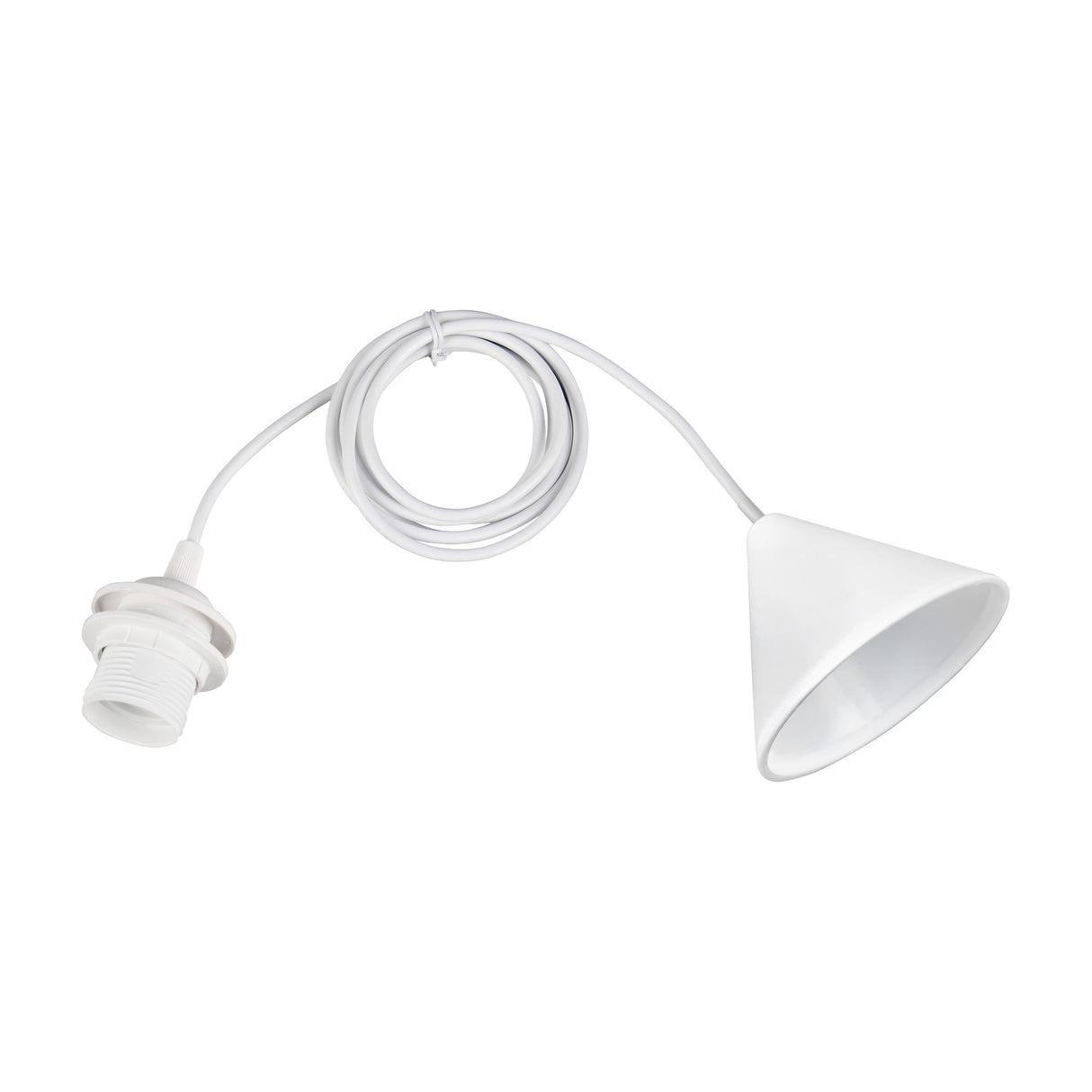 Sala Cone 6cm Pendant – White