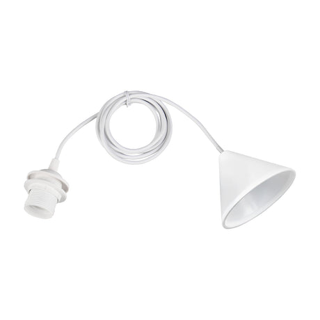 Sala Cone 6cm Pendant – White