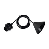 Sala Cone 6cm Pendant – Black