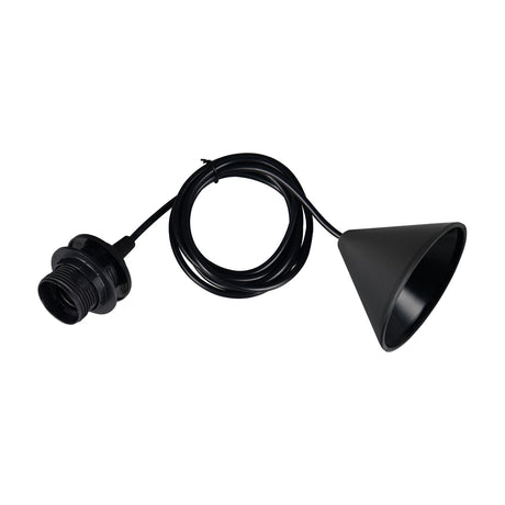 Sala Cone 6cm Pendant – Black