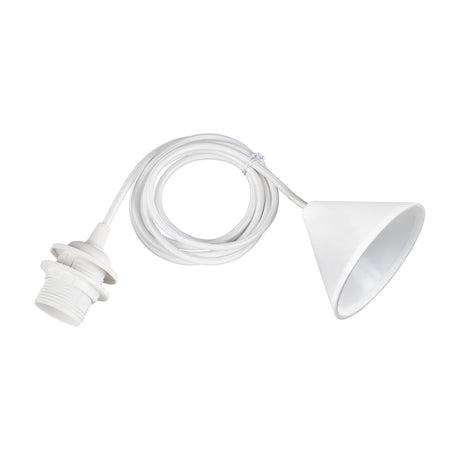 Sala Cone 12cm Pendant – White