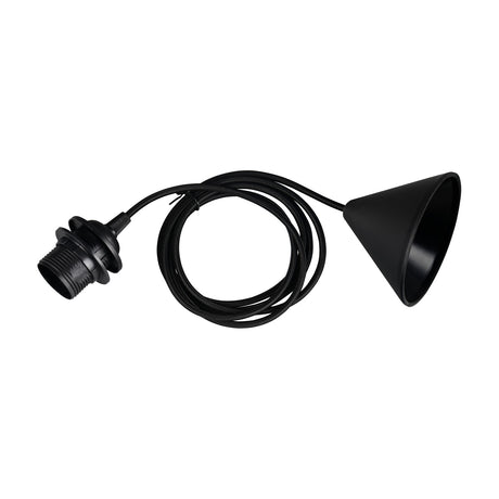 Sala Cone 12cm Pendant – Black
