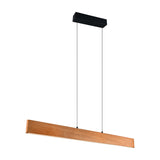 Edgewood LED Up Down Wooden 115cm Pendant – Wood