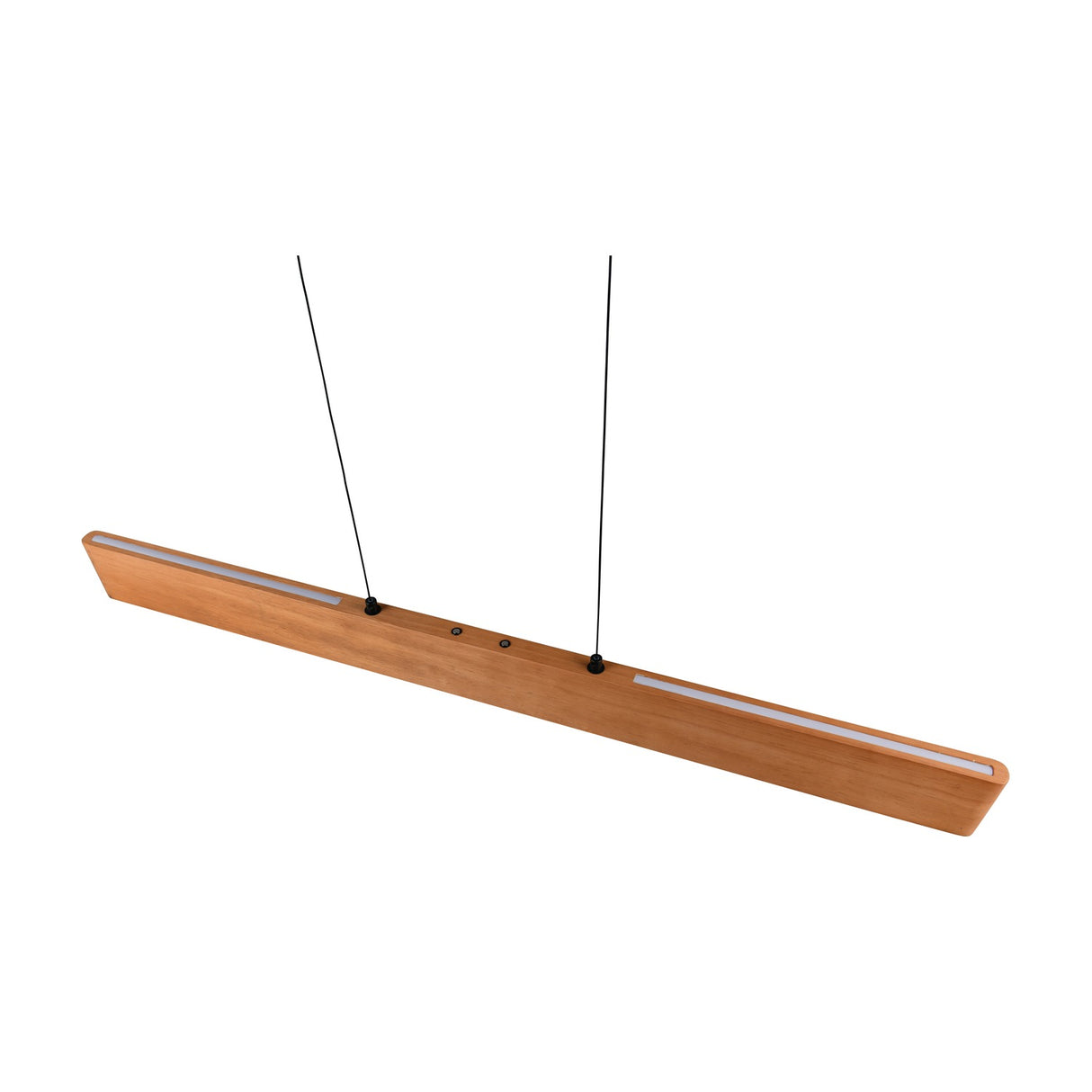 Edgewood LED Up Down Wooden 115cm Pendant – Wood