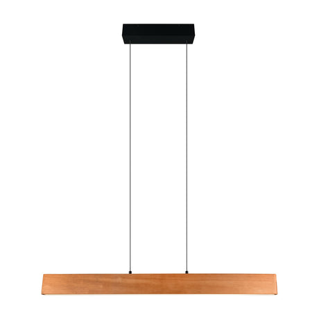Edgewood LED Up Down Wooden 115cm Pendant – Wood
