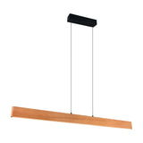 Edgewood LED Up Down Wooden 150cm Pendant – Wood