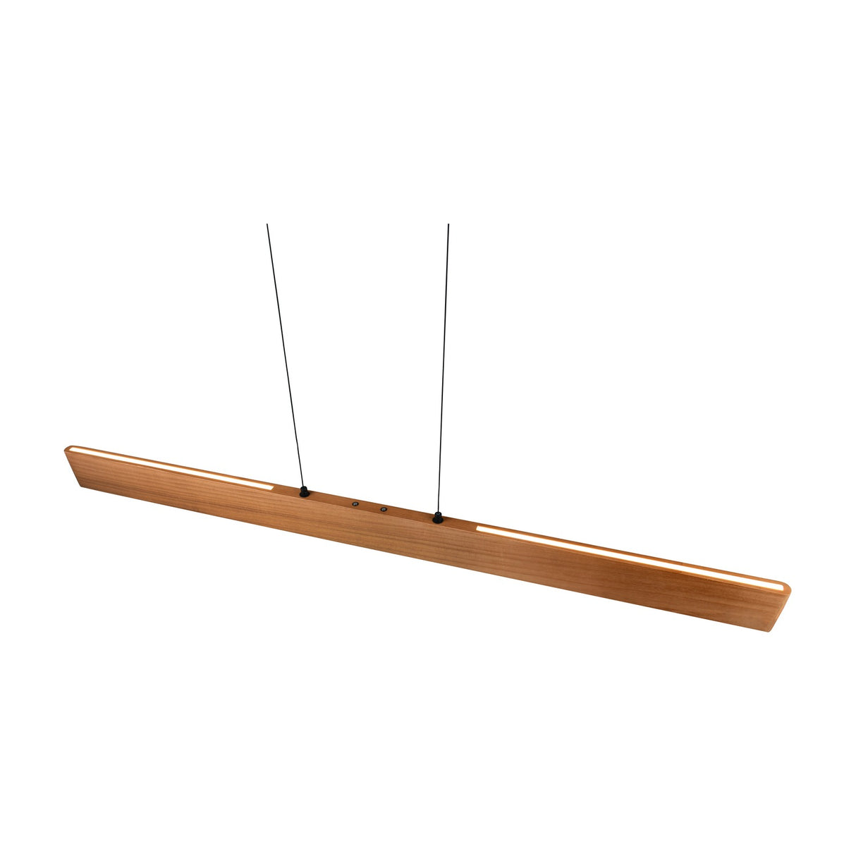 Edgewood LED Up Down Wooden 150cm Pendant – Wood