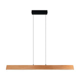 Edgewood LED Up Down Wooden 150cm Pendant – Wood