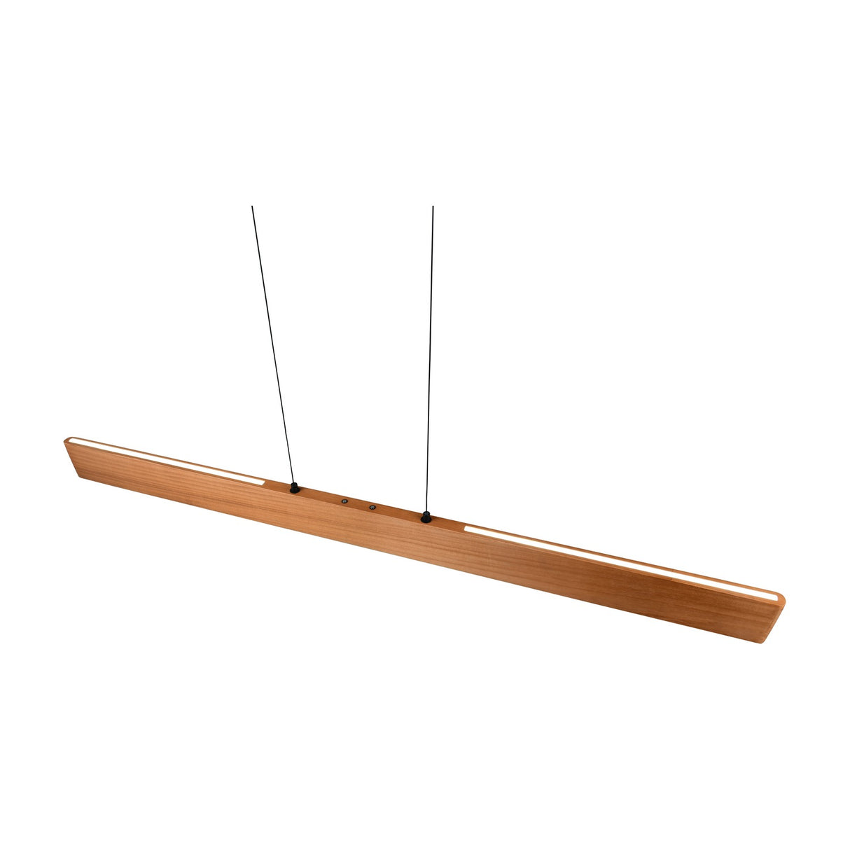 Edgewood LED Up Down Wooden 150cm Pendant – Wood