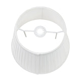 Lyndon Ivory Silk Mix Knife Pleated Tapered Lampshade - 30cm