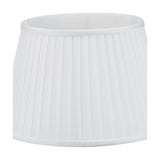 Lyndon Ivory Silk Mix Knife Pleated Tapered Lampshade - 30cm