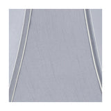 Lyla Steel Grey Silk Mix Bowed Lampshade - 25cm