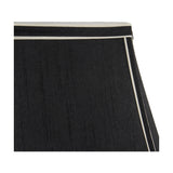 Lyla Black Silk Mix Bowed Lampshade - 35cm