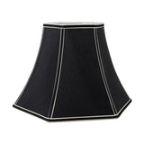 Lyla Black Silk Mix Bowed Lampshade - 40cm