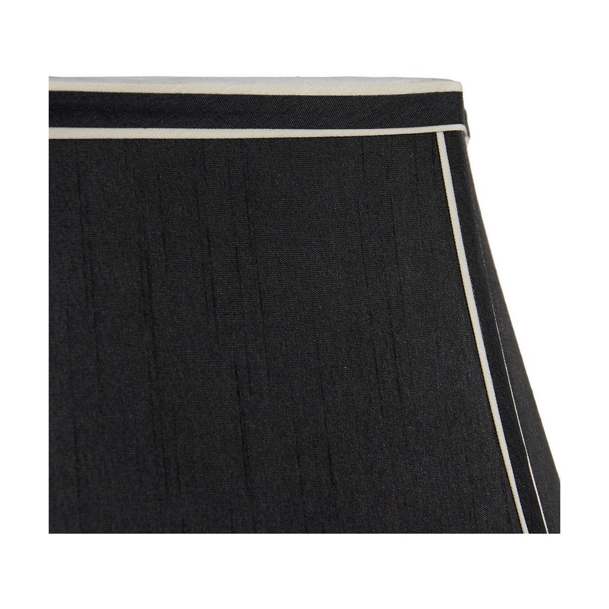Lyla Black Silk Mix Bowed Lampshade - 40cm