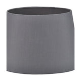 Adelaide Steel Grey Tapered Cotton Mix Lampshade - 25cm