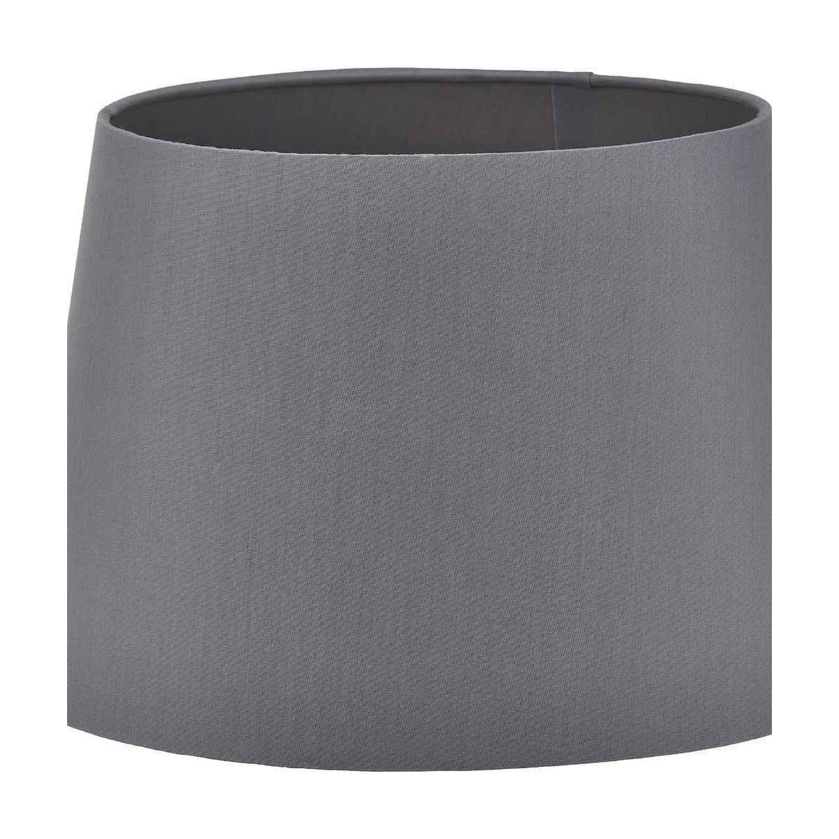 Adelaide Steel Grey Tapered Cotton Mix Lampshade - 30cm