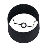 Adelaide Black Tapered Cotton Mix Lampshade - 35cm