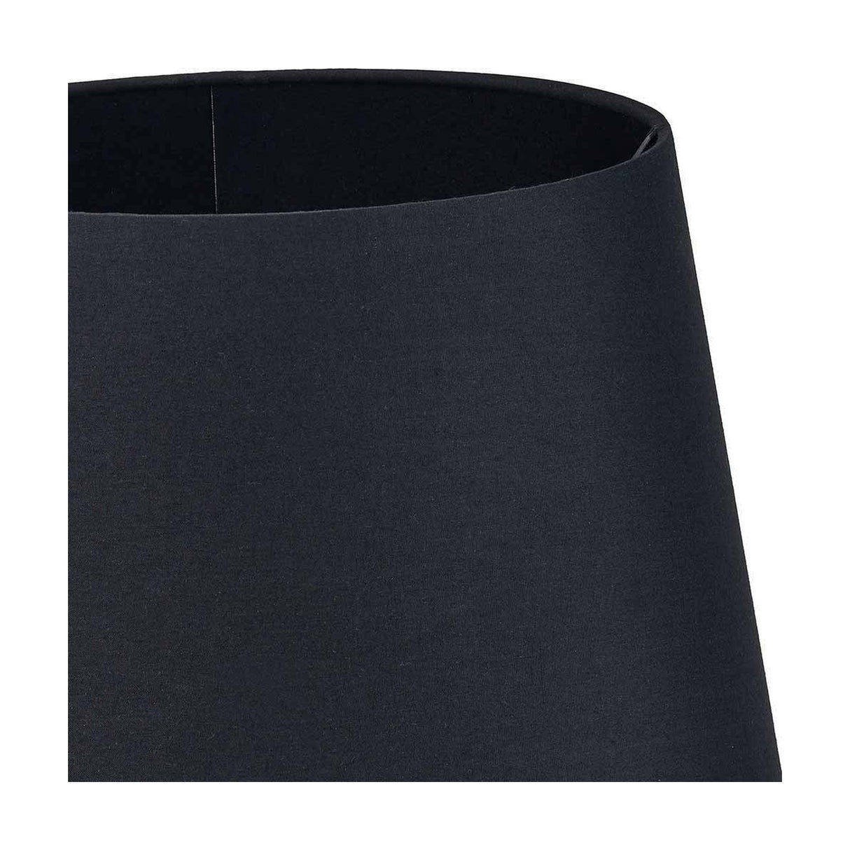 Adelaide Black Tapered Cotton Mix Lampshade - 35cm