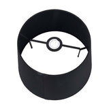 Adelaide Black Tapered Cotton Mix Lampshade - 40cm