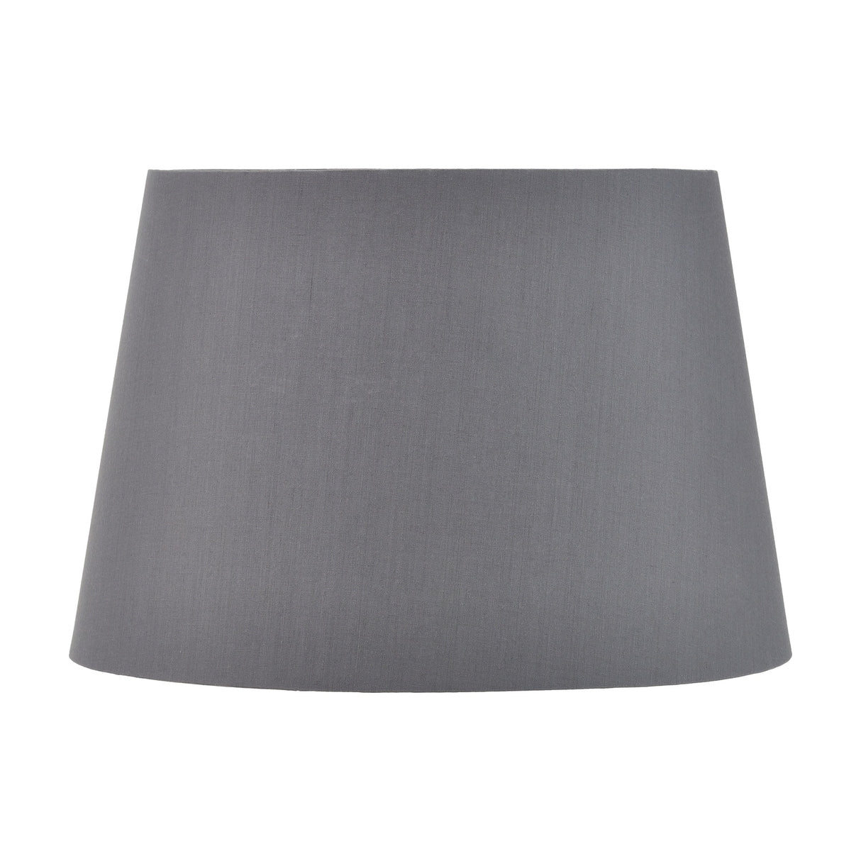Adelaide Steel Grey Tapered Cotton Mix Lampshade - 40cm