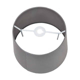Adelaide Steel Grey Tapered Cotton Mix Lampshade - 40cm