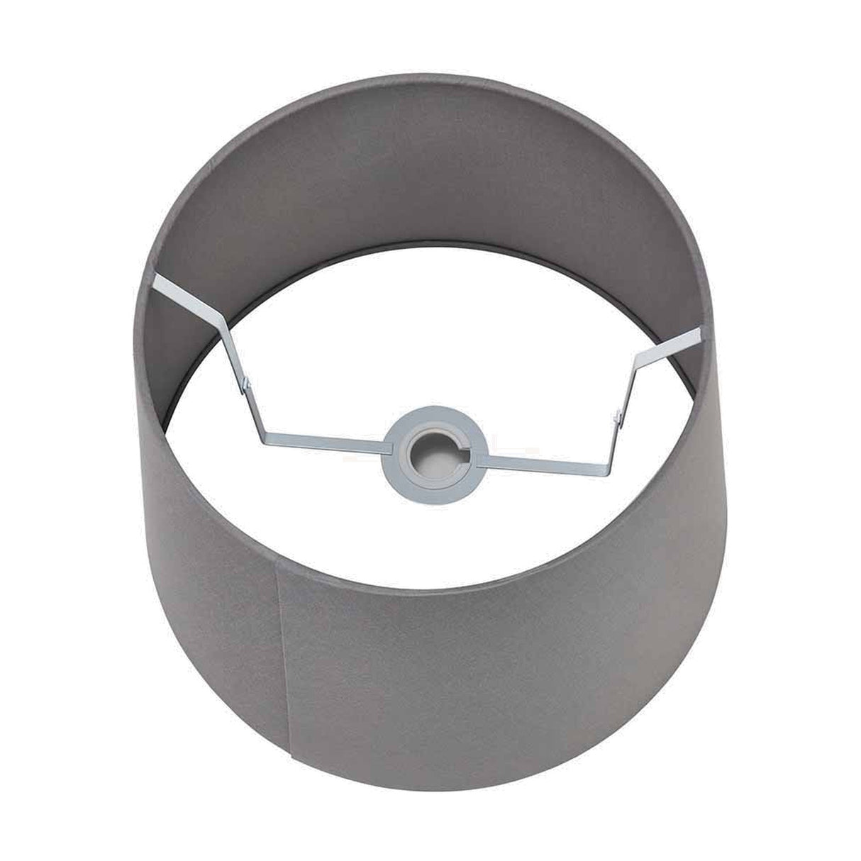 Adelaide Steel Grey Tapered Cotton Mix Lampshade - 40cm