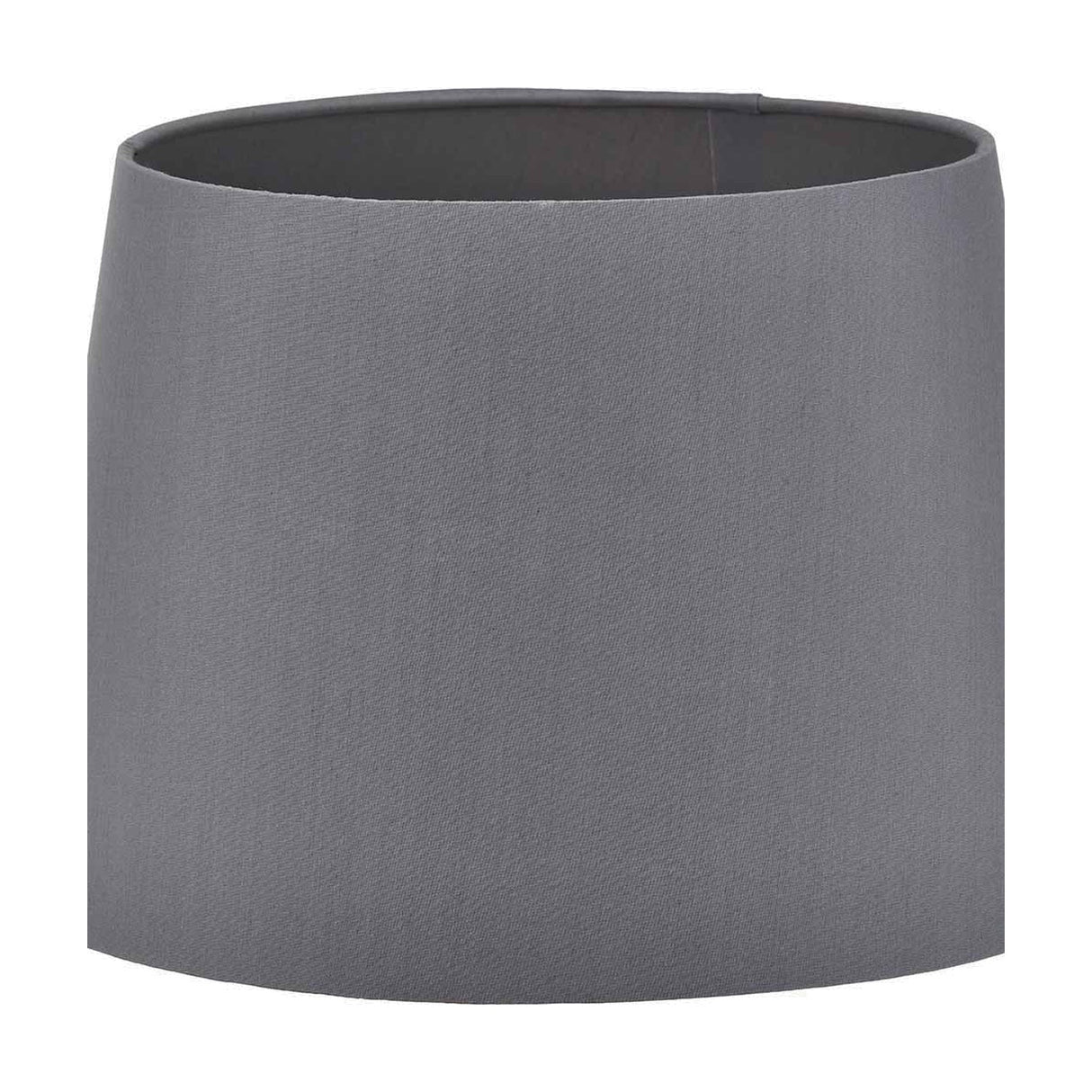 Adelaide Steel Grey Tapered Cotton Mix Lampshade - 40cm