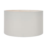 Harry Ivory Cotton Mix Cylinder Lampshade, 30cm wide, shown against a plain white background with a soft drum shape and fabric finish.