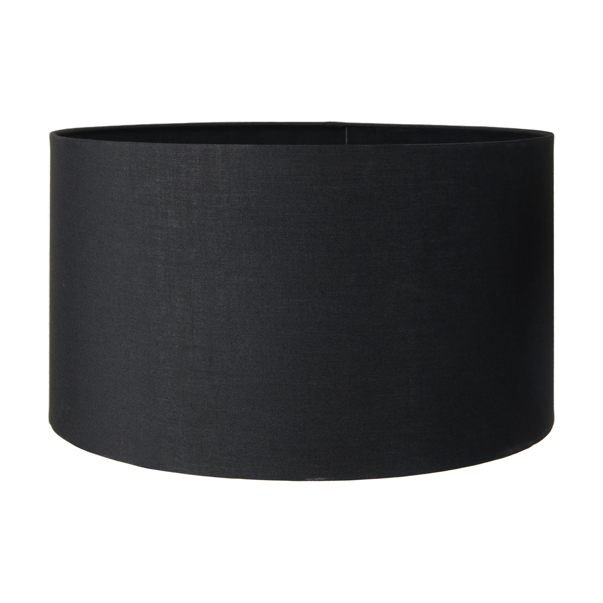 Harry Black Cotton Mix Cylinder Lampshade - 35cm