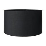 Harry Black Cotton Mix Cylinder Lampshade - 35cm