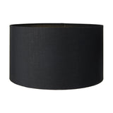 Harry Black Cotton Mix Cylinder Lampshade - 35cm