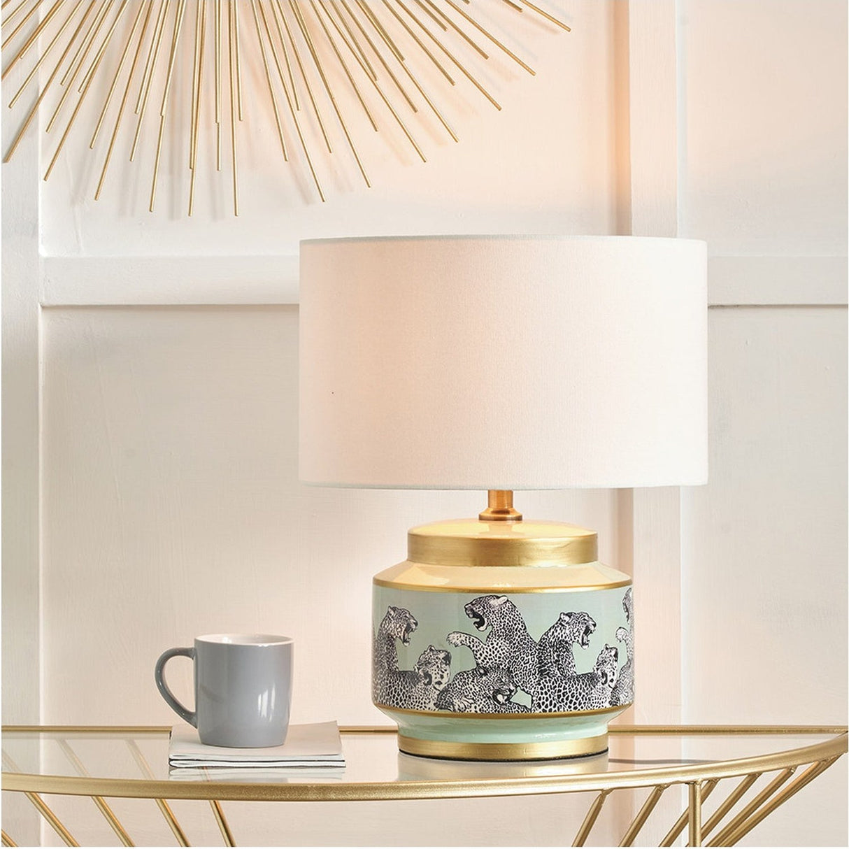 Henry White Handloom Cylinder Lampshade - 35cm