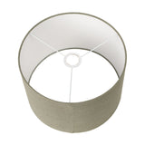 Edward Pistachio Green Linen Cylinder Lampshade - 30cm