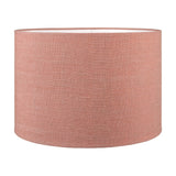 Edward Apricot Linen Cylinder Lampshade - 45cm