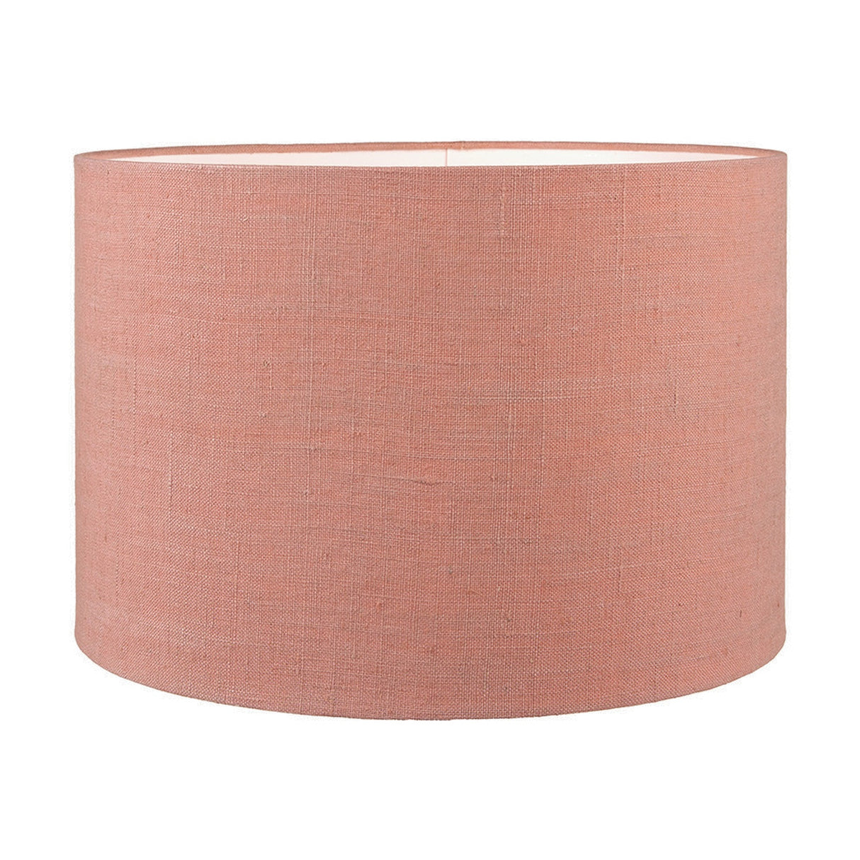 Edward Apricot Linen Cylinder Lampshade - 45cm