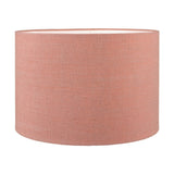 Edward Apricot Linen Cylinder Lampshade - 45cm