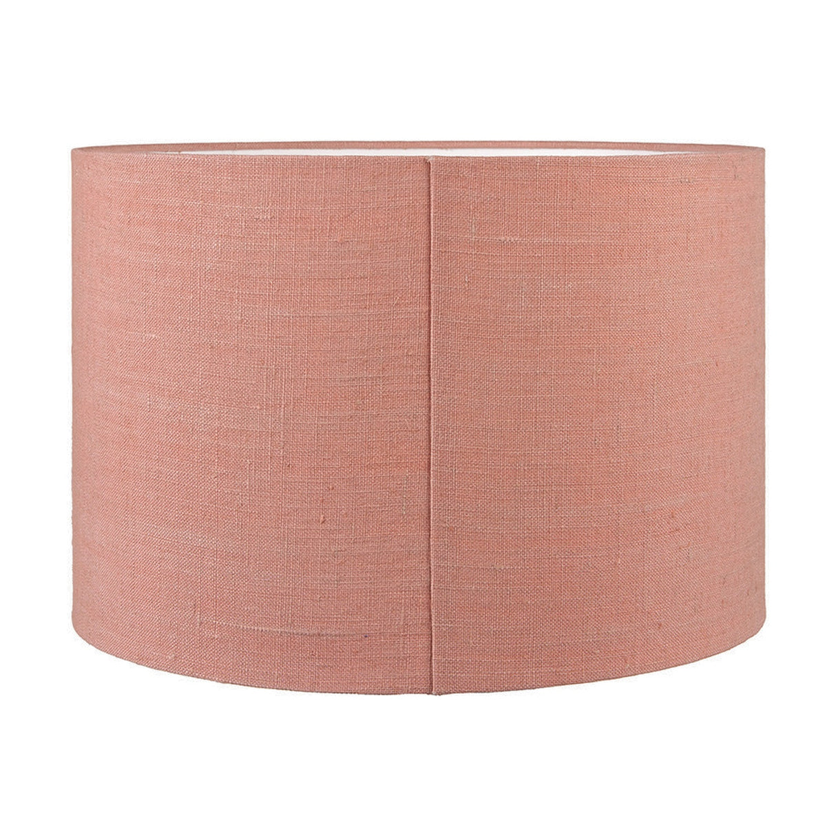 Edward Apricot Linen Cylinder Lampshade - 45cm